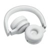 JBL Live 670NC Bluetooth Over-Ear Noise-Cancelling Headset White