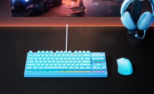 Steelseries Apex 3 TKL Gaming Keyboard Aqua UK