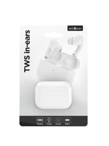 Gembird Wireless TWS in-ears White