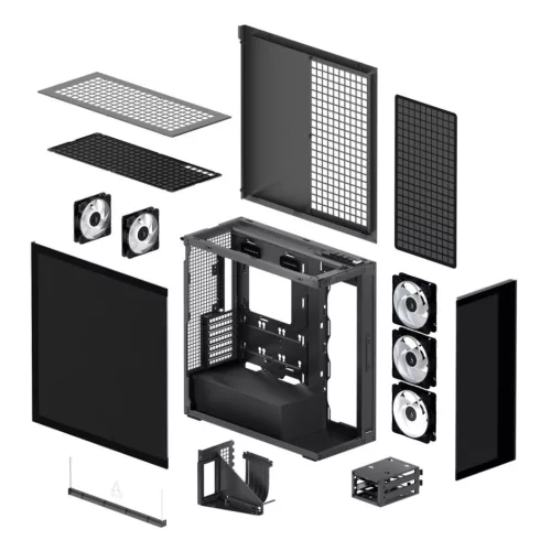 Arctic Xtender VG Tempered Glass Mirror Black
