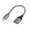 Logilink CU0106 USB 3.2 Gen1 Type-C adapter C/M to USB-A/F OTG 0,15m Dark Grey