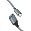 Logilink CU0106 USB 3.2 Gen1 Type-C adapter C/M to USB-A/F OTG 0,15m Dark Grey