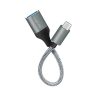 Logilink CU0106 USB 3.2 Gen1 Type-C adapter C/M to USB-A/F OTG 0,15m Dark Grey
