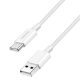 Logilink USB-A to USB-C male/male cable 0,5m White