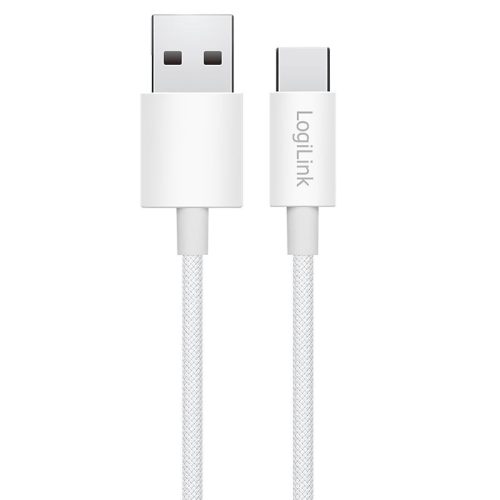 Logilink USB-A to USB-C male/male cable 0,5m White