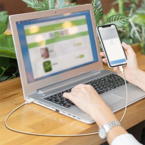 Logilink USB-A to USB-C male/male cable 0,5m White