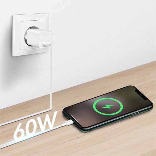 Logilink USB-A to USB-C male/male cable 0,5m White