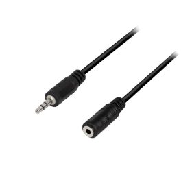 Logilink 3.5mm 3-Pin/M to 3.5mm 3-Pin/F audi cable 10m Black