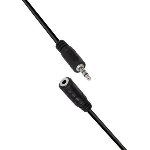Logilink 3.5mm 3-Pin/M to 3.5mm 3-Pin/F audi cable 10m Black