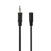 Logilink 3.5mm 3-Pin/M to 3.5mm 3-Pin/F audi cable 10m Black