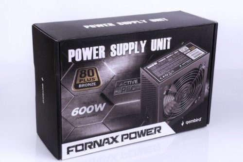 Gembird 600W 80+ Bronze CCC-PSU80P-BBP-600