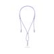 Intenso Cell Phone Charging Lanyard Cable 1,65m Purple
