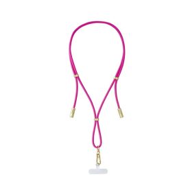 Intenso Cell Phone Charging Lanyard Cable 1,65m Neon Pink