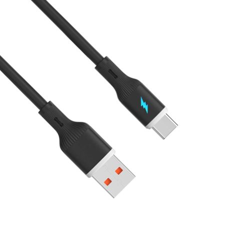 Akyga AK-USB-62 USB-A to USB-C 18W Cable 1m Black