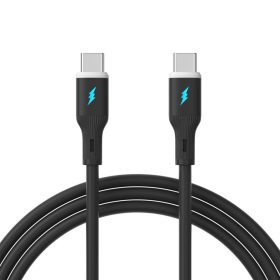 Akyga AK-USB-67 USB-C to USB-C 60W Cable 1m Black