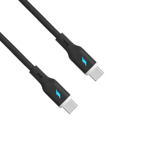 Akyga AK-USB-67 USB-C to USB-C 60W Cable 1m Black