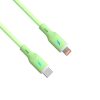 Akyga AK-USB-73 USB-C to Lightning 30W Cable 1m Green