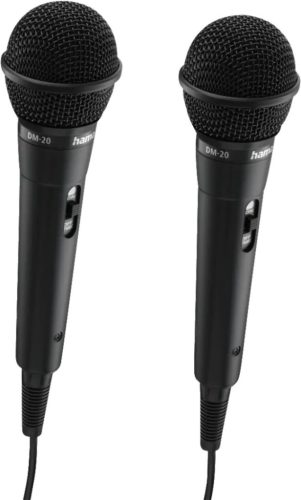 Hama Karaoke Microphone Set Black