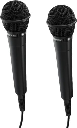Hama Karaoke Microphone Set Black