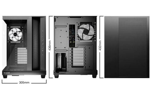 Be quiet! Light Base 500 LX Tempered Glass Black