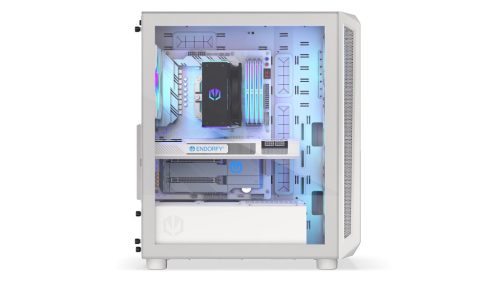 Endorfy Arx 500 ARGB Tempered Glass White