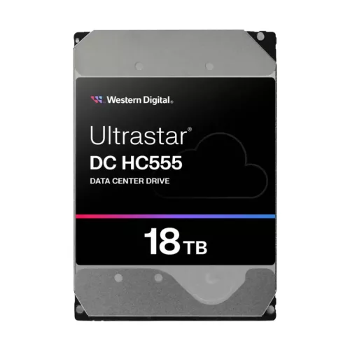 Western Digital 18TB 7200rpm SATA-600 512MB Ultrastar DC HC555 WUH722018CLE6L4