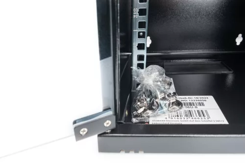 Digitus DN-10-06U-B Falra szerelhető Rackszekrény Black