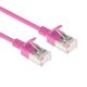 ACT CAT6A U-FTP Patch Cable 0,15m Pink