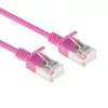 ACT CAT6A U-FTP Patch Cable 0,15m Pink