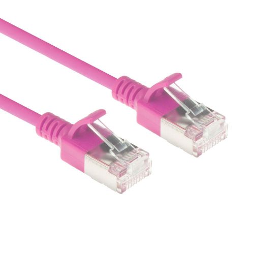 ACT CAT6A U-FTP Patch Cable 0,15m Pink