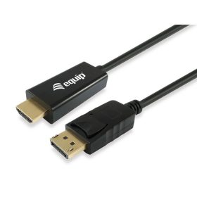 EQuip DisplayPort to HDMI Adapter Cable 3m Black