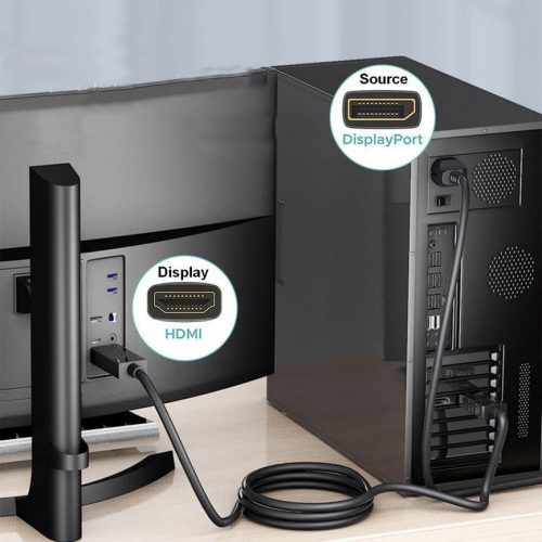 EQuip DisplayPort to HDMI Adapter Cable 3m Black