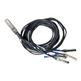   Mikrotik DQ+BC0003-DS+ QSFP56 200G to 4x 50G Breakout Cable 3m Black