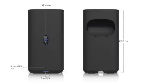 Ubiquiti UNAS 4 (4GB) (4xHDD + 2xM.2 SSD) Black