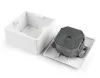Gembird CAT6 STP 2-port wall mount face plate