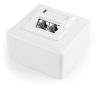 Gembird CAT6 STP 2-port wall mount face plate