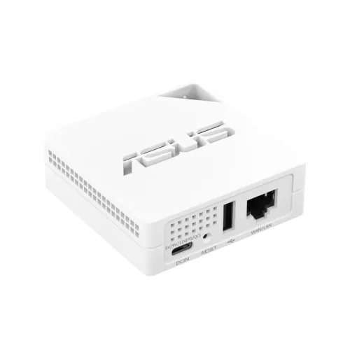 Asus RT-AX50 Go Dual Band WiFi 6 Mini Travel Router White