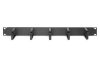 Digitus DN-97602 Cable routing panel with cable routing brackets for 483 mm (19") cabinets 1U Black