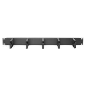   Digitus DN-97602 Cable routing panel with cable routing brackets for 483 mm (19") cabinets 1U Black