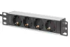 Digitus DN-95418 Túlfeszültségvédő 4DIN 2m Black