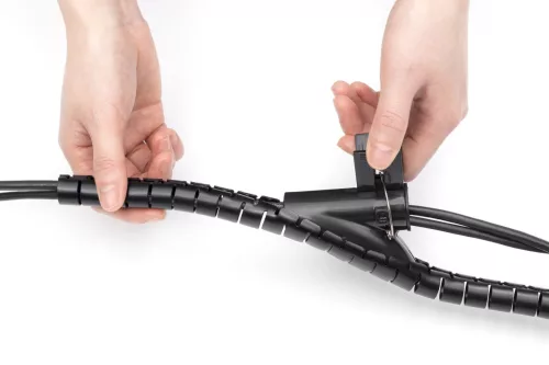 Digitus DA-90508  Flexible Cable Tube with a Pulling Aid 5m Black