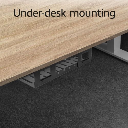 ACT Under-desk cable management tray 40cm Black