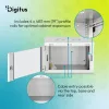Digitus Dynamic DN-37100 19" 7U Falra szerelhető Rackszekrény Grey