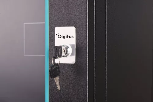 Digitus Dynamic DN-37101 19" 7U Falra szerelhető Rackszekrény Black