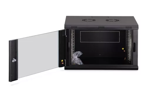 Digitus Dynamic DN-37101 19" 7U Falra szerelhető Rackszekrény Black
