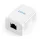 Gembird CAT5E FTP single port surface mount box White