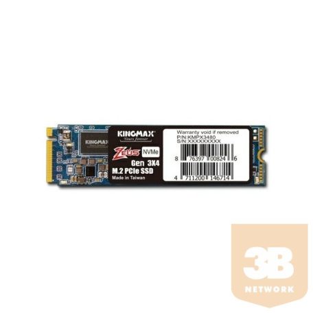 SSD M.2 Kingmax 2280 PCIe NVMe - 256GB - PX3480