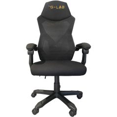   The G-Lab Gamer szék - KS RHODIUM A (fekete; állítható magasság; áll. kartámasz)