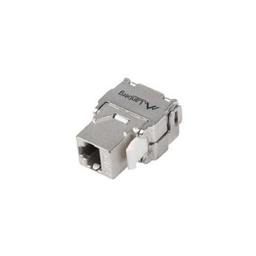 NET Keystone modul, szerszám nélkül szerelhető RJ45->LSA CAT.6 FTP 180°