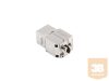 LANBERG keystone tool-less module RJ45 180 deg. FTP cat.7